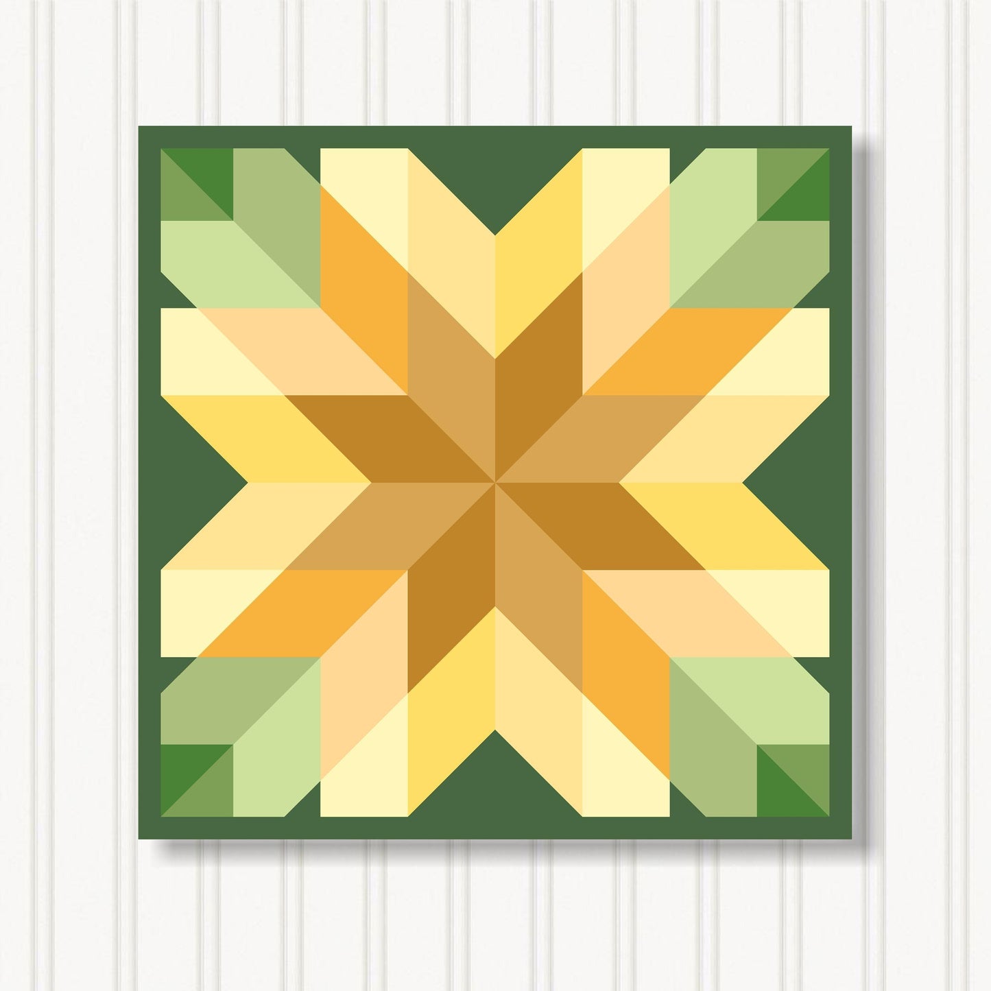 Barn Quilt Wall Art, 8 Sizes, Outdoor & Indoor Square Block, Home Decor Accent, BQ110-27