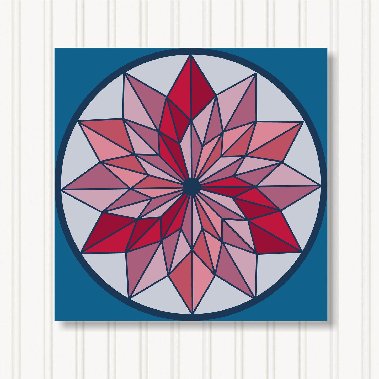 Barn Quilt Wall Art, 8 Sizes, Outdoor & Indoor Square Block, Home Decor Accent, BQ058-15