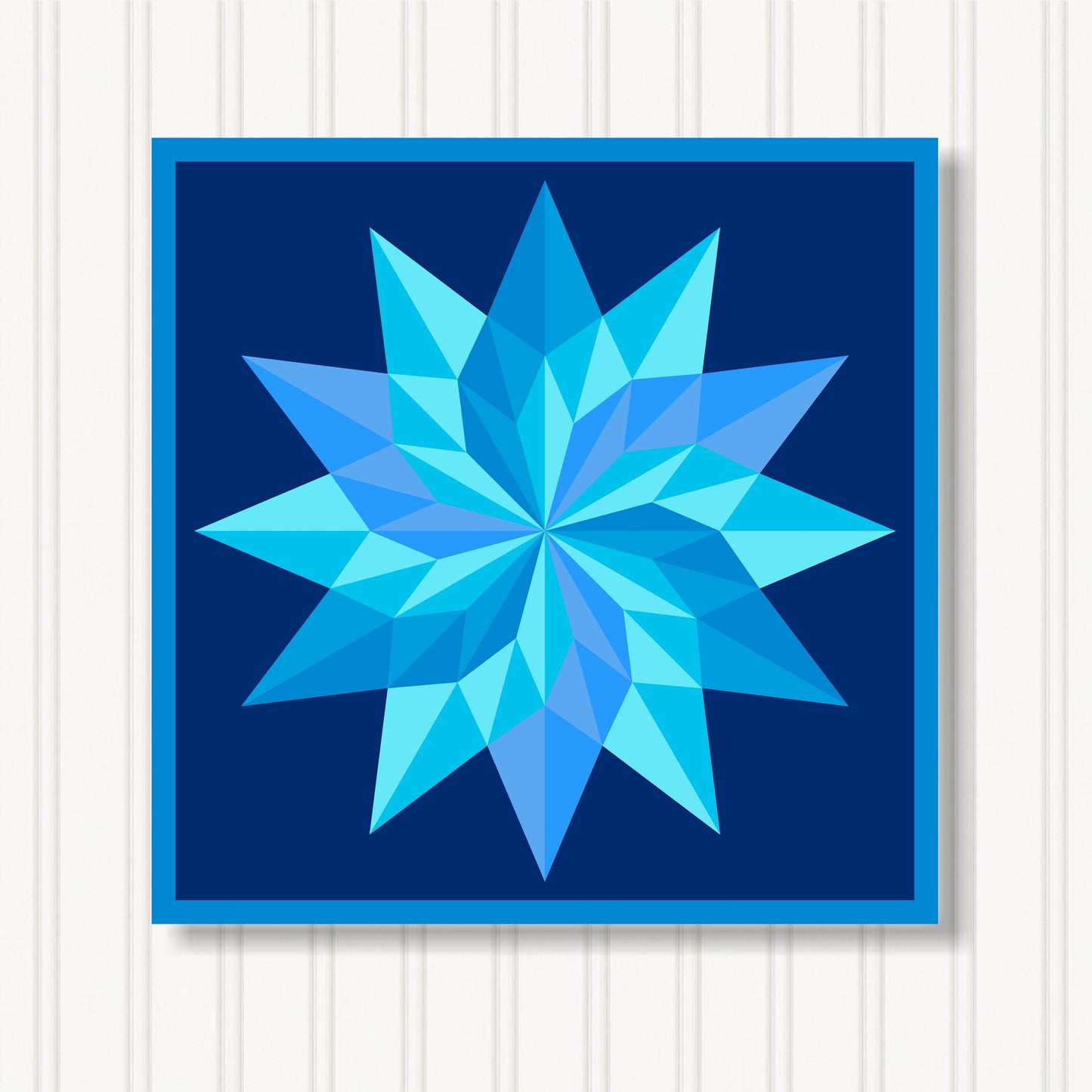 Barn Quilt Wall Art, 8 Sizes, Outdoor & Indoor Square Block, Home Decor Accent, BQ072-17