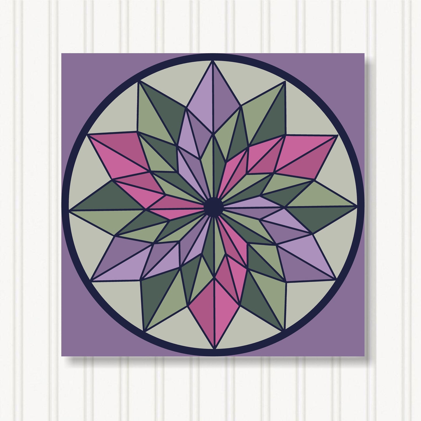 Barn Quilt Wall Art, 8 Sizes, Outdoor & Indoor Square Block, Home Decor Accent, BQ058-11