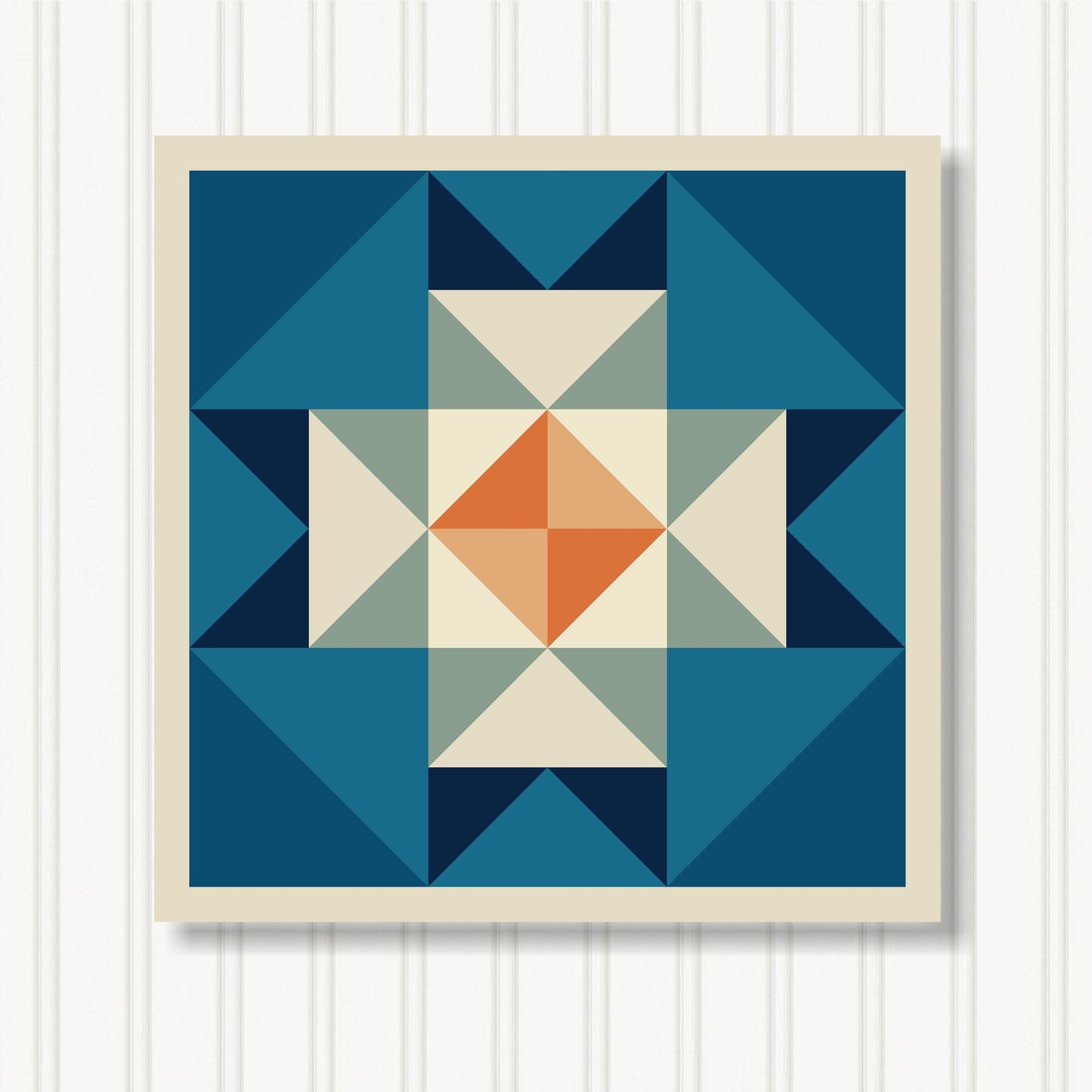 Barn Quilt Wall Art, 8 Sizes, Outdoor & Indoor Square Block, Home Decor Accent, BQ131-19