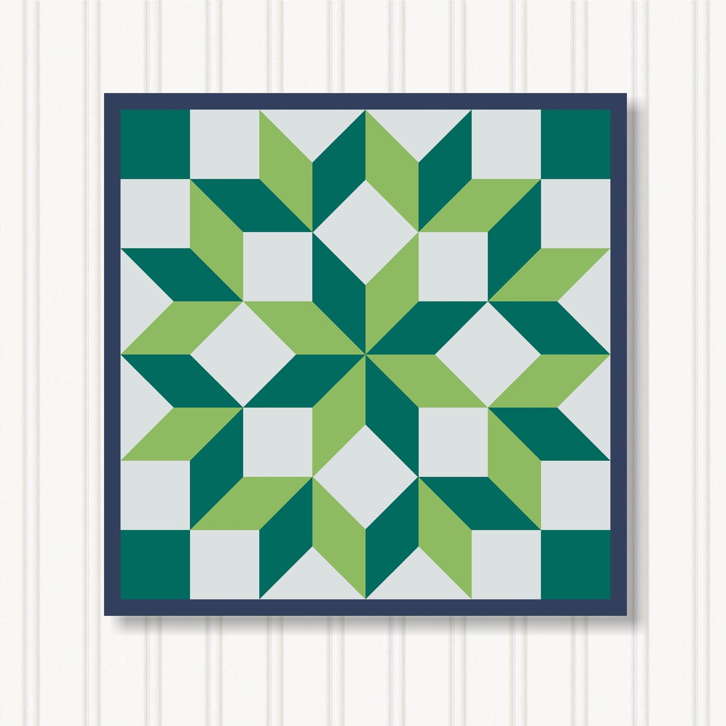 Barn Quilt Wall Art, 8 Sizes, Outdoor & Indoor Square Block, Home Decor Accent, BQ103-19
