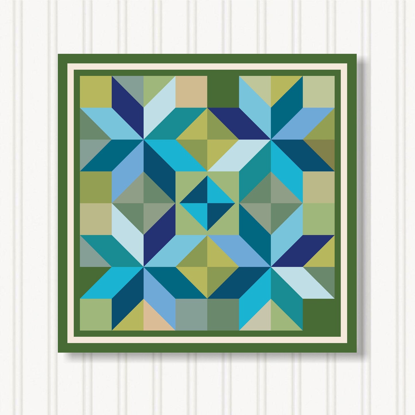 Barn Quilt Wall Art, 8 Sizes, Outdoor & Indoor Square Block, Home Decor Accent, BQ033-17