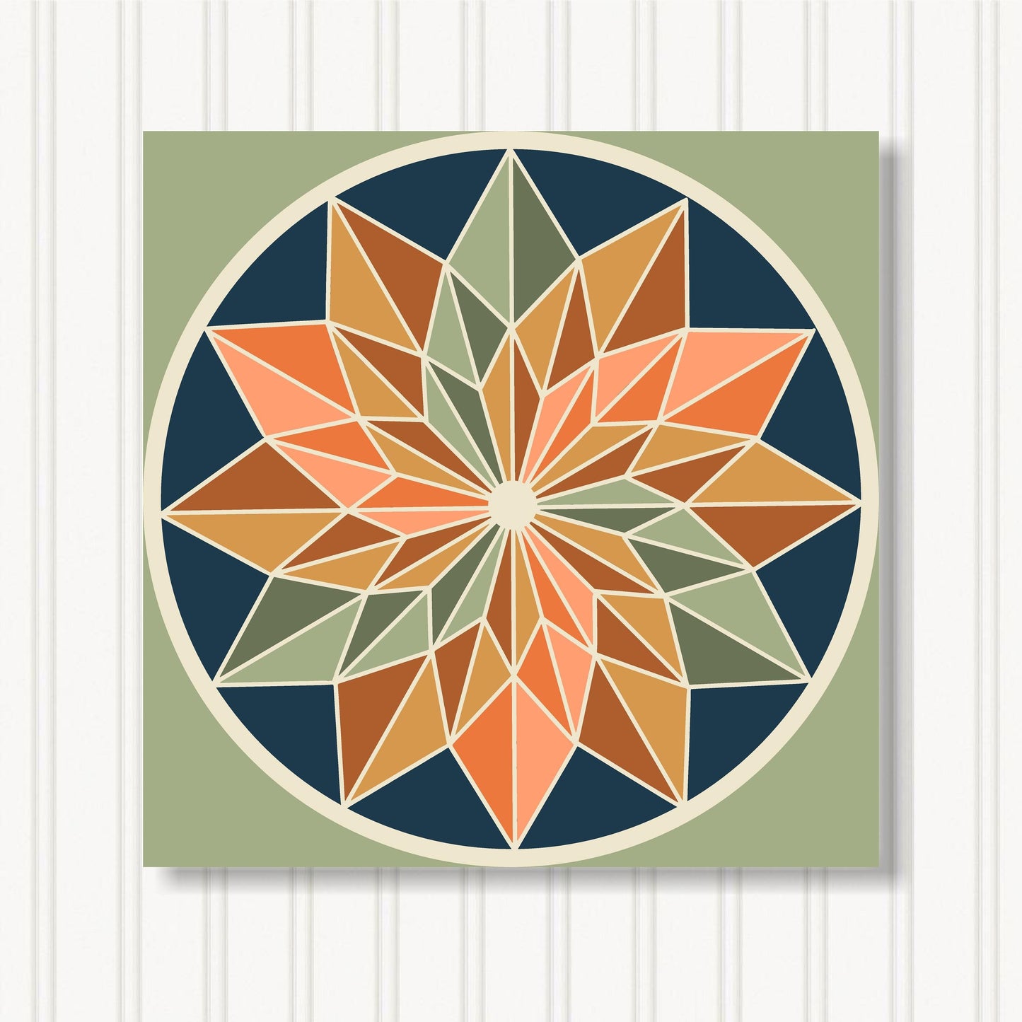 Barn Quilt Wall Art, 8 Sizes, Outdoor & Indoor Square Block, Home Decor Accent, BQ058-18