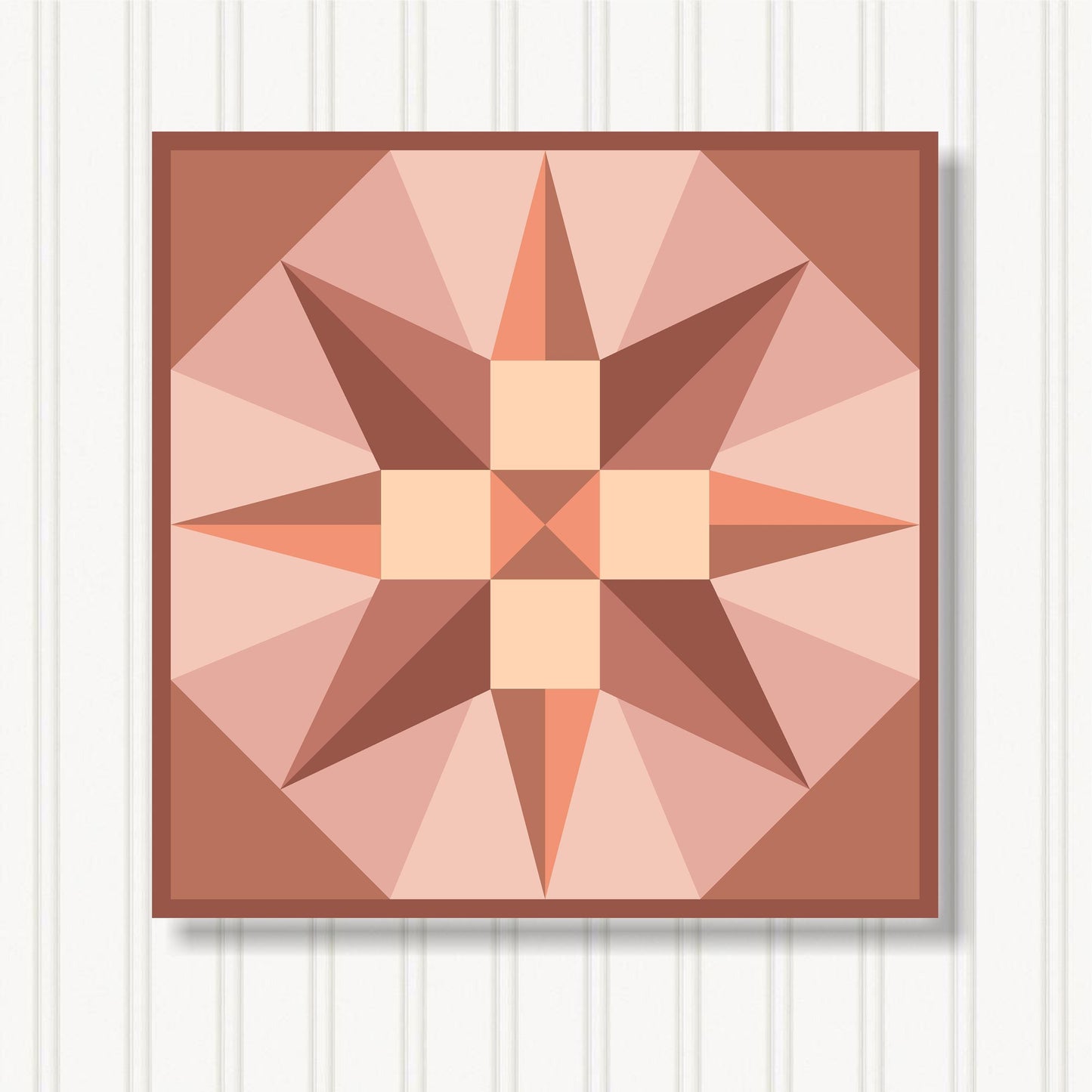 Barn Quilt Wall Art, 8 Sizes, Outdoor & Indoor Square Block, Home Decor Accent, BQ056-03