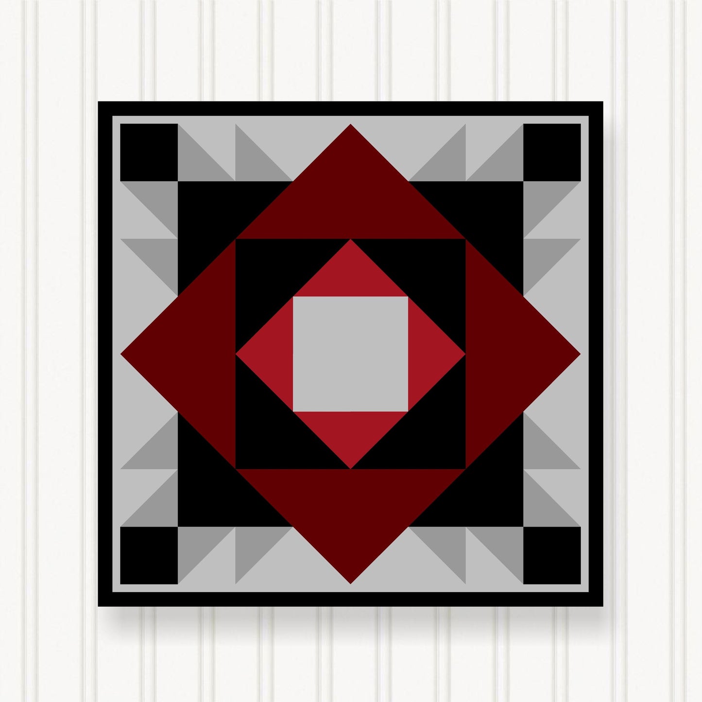 Barn Quilt Wall Art, 8 Sizes, Outdoor & Indoor Square Block, Home Decor Accent, BQ129-06