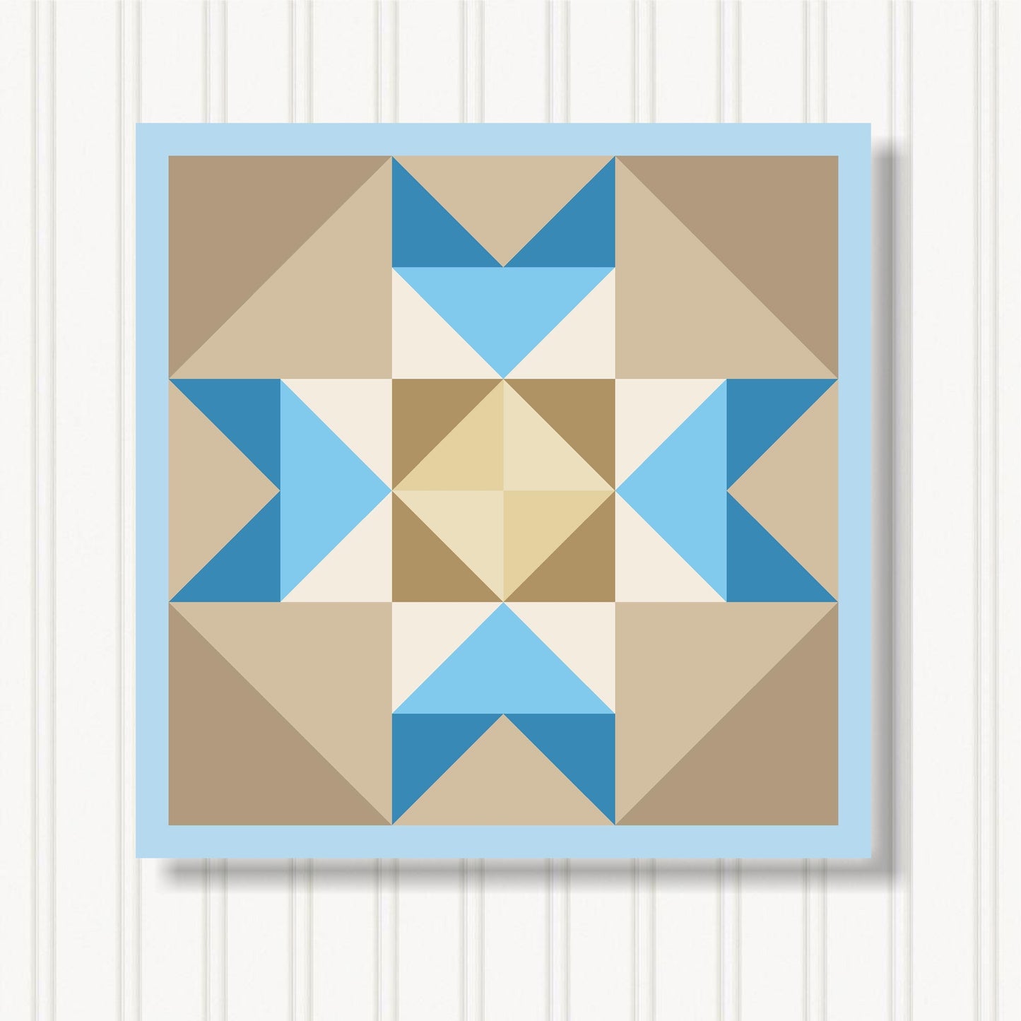 Barn Quilt Wall Art, 8 Sizes, Outdoor & Indoor Square Block, Home Decor Accent, BQ131-04