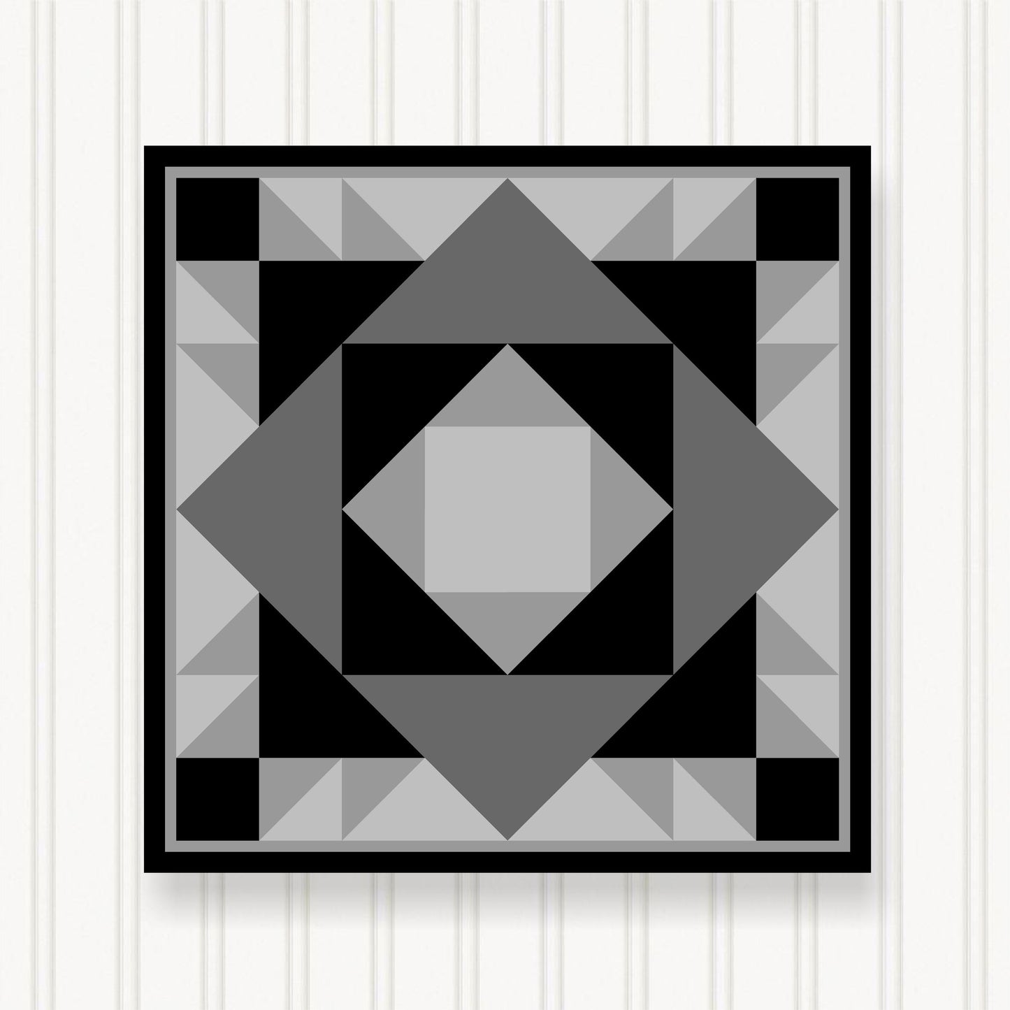 Barn Quilt Wall Art, 8 Sizes,- Indoor & Outdoor Square, Home Decor Accent, BQ129-07