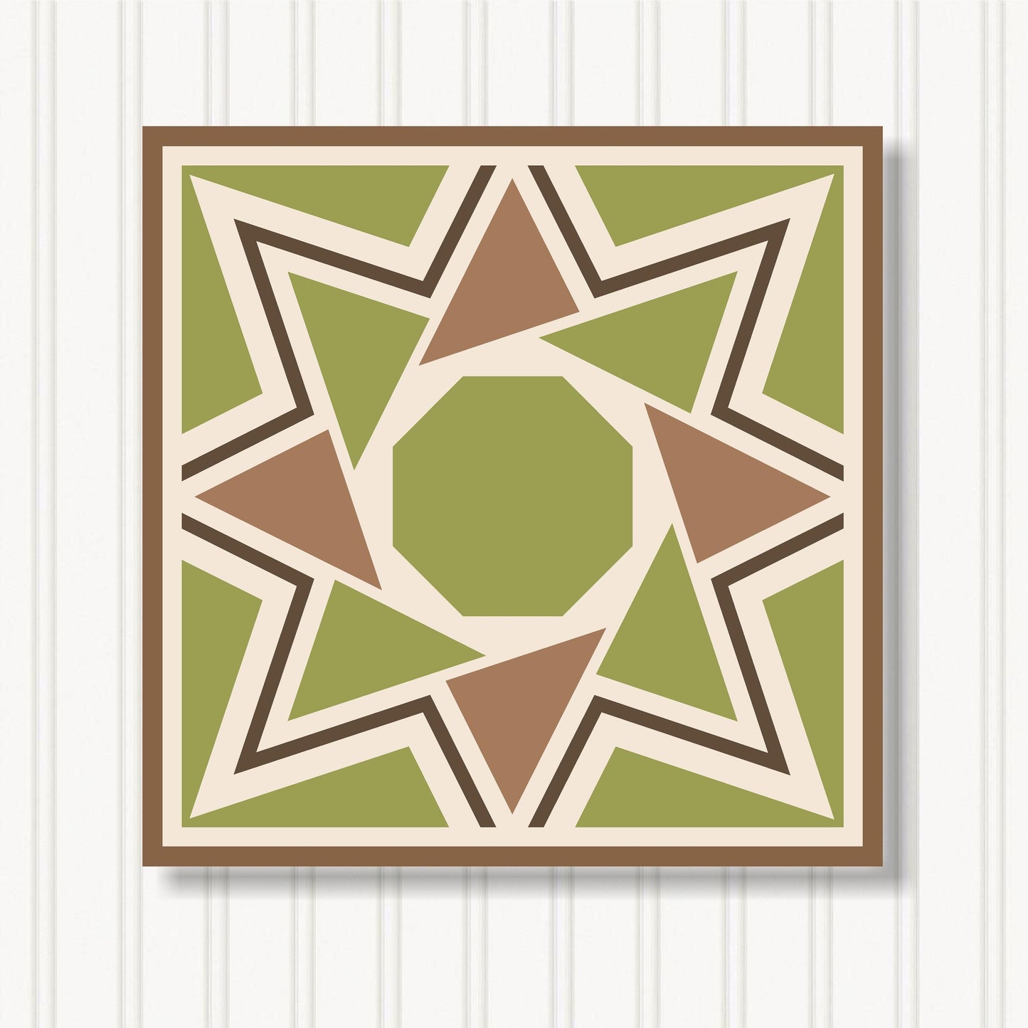 Barn Quilt Wall Art, 8 Sizes, Outdoor & Indoor Square Block, Home Decor Accent, BQ065-18