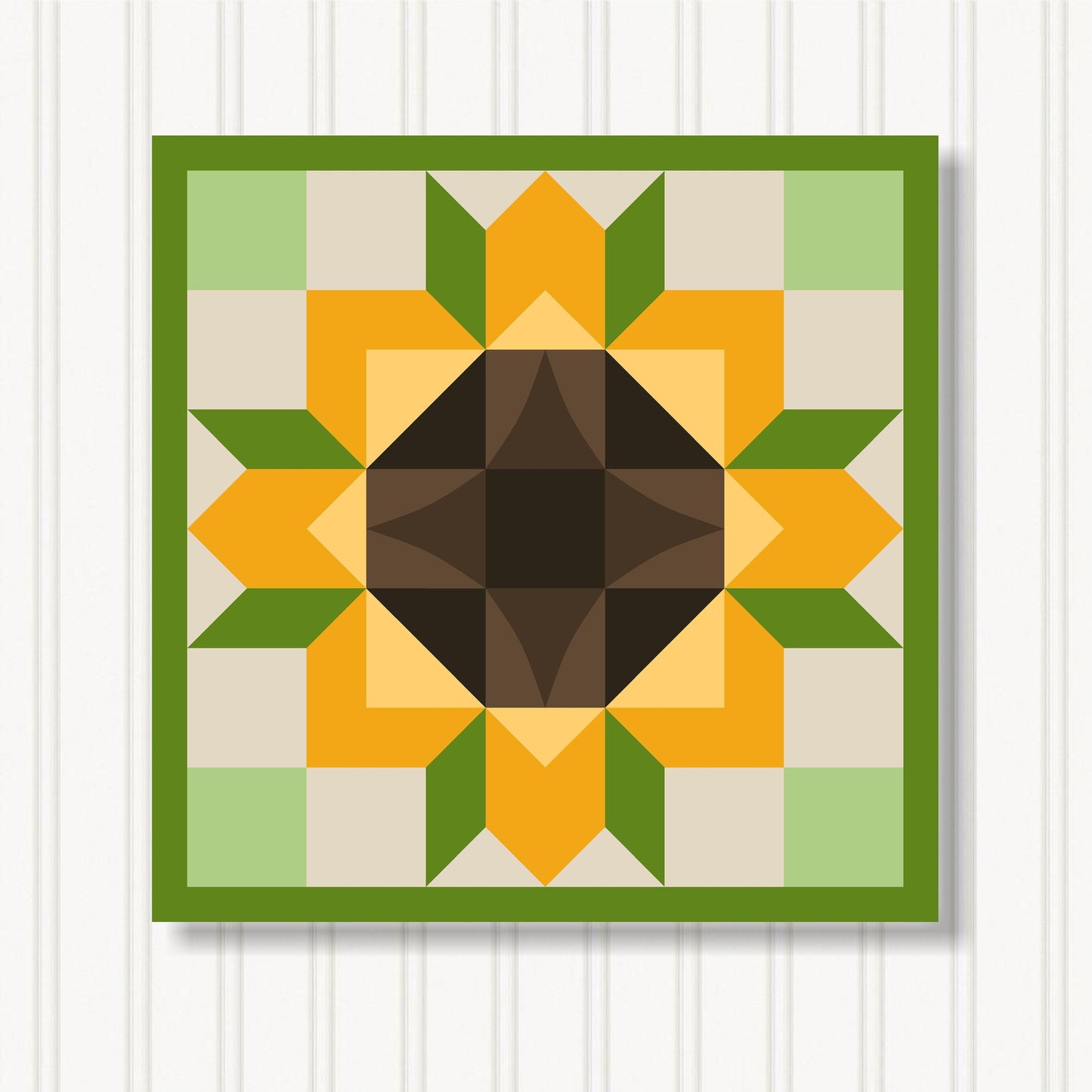 Barn Quilt Wall Art, 8 Sizes, Outdoor & Indoor Square Block, Home Decor Accent, BQ051-22
