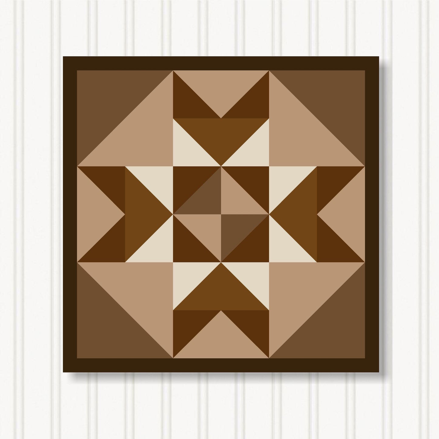Barn Quilt Wall Art, 8 Sizes, Outdoor & Indoor Square Block, Home Decor Accent, BQ131-11