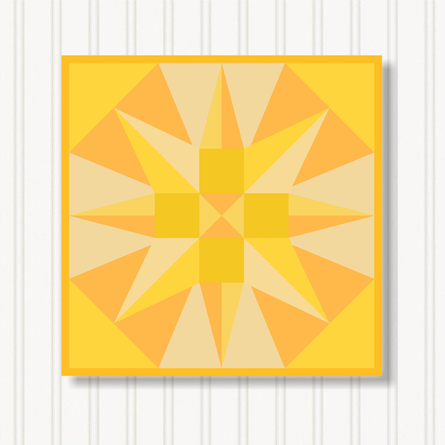 Barn Quilt Wall Art, 8 Sizes, Outdoor & Indoor Square Block, Home Decor Accent, BQ056-16