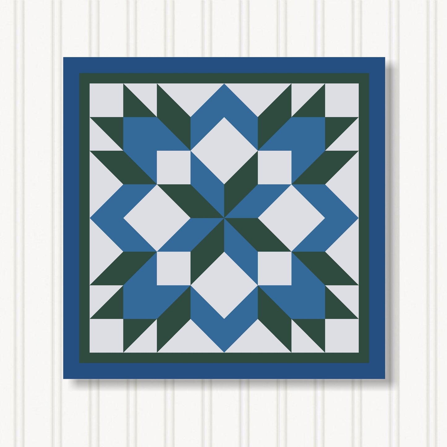 Barn Quilt Wall Art, 8 Sizes, Outdoor & Indoor Square Block, Home Decor Accent, BQ122-09