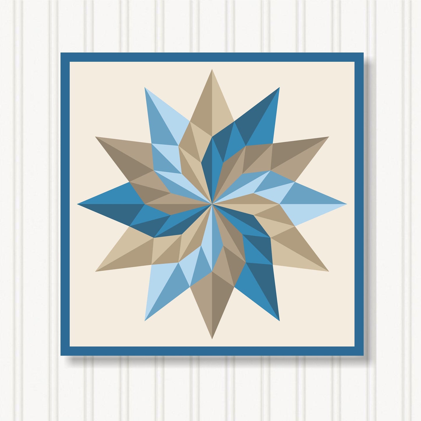 Barn Quilt Wall Art, 8 Sizes, Outdoor & Indoor Square Block, Home Decor Accent, BQ072-12