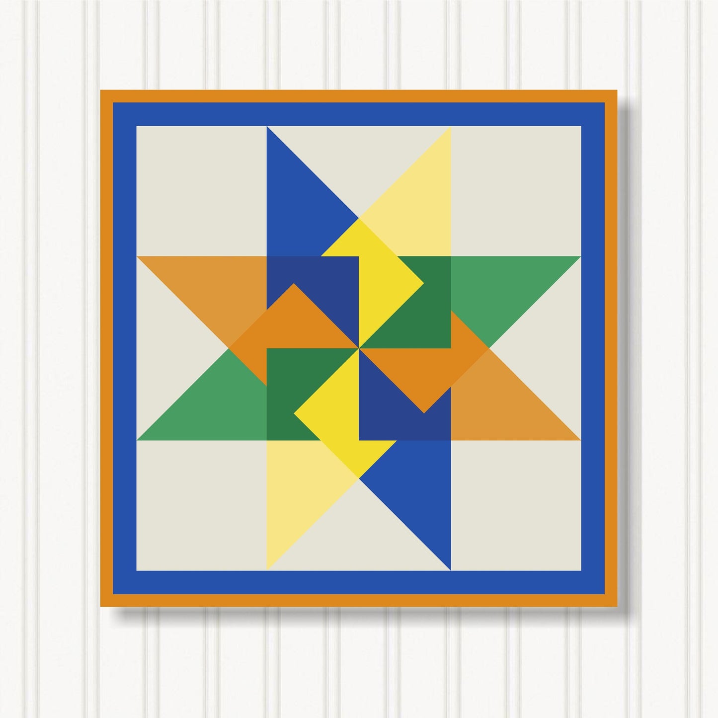 Barn Quilt Wall Art, 8 Sizes, Outdoor & Indoor Square Block, Home Decor Accent, BQ079-11
