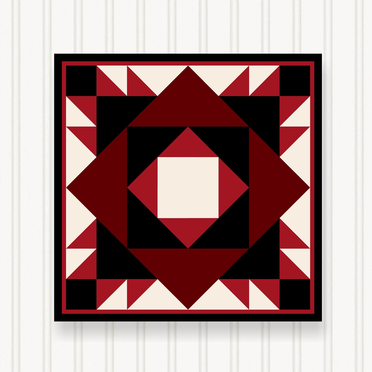 Barn Quilt Wall Art, 8 Sizes, Outdoor & Indoor Square Block, Home Decor Accent, BQ129-04