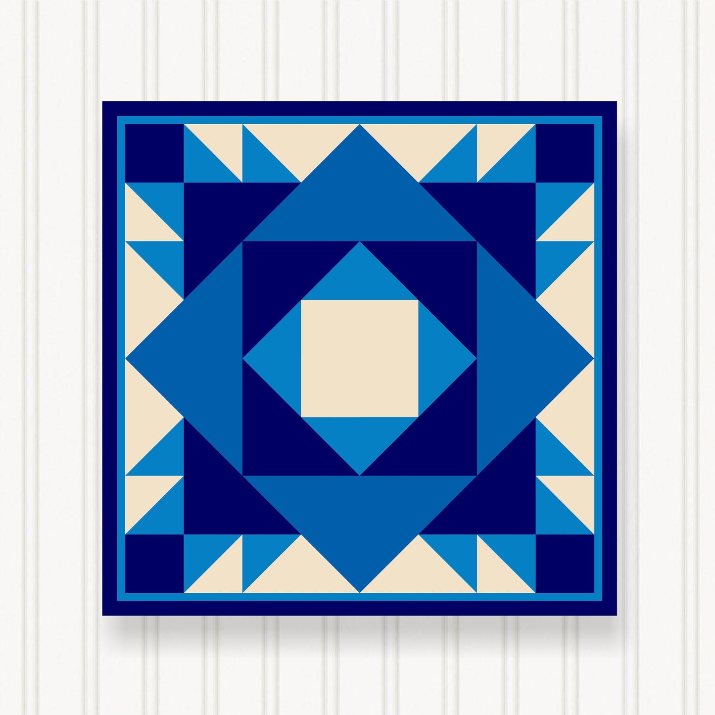 Barn Quilt Wall Art, 8 Sizes, Outdoor & Indoor Square Block, Home Decor Accent, BQ129-01