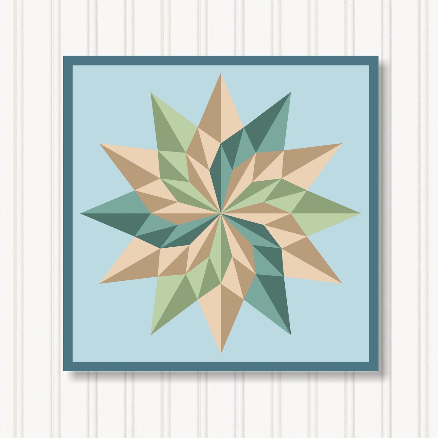Barn Quilt Wall Art, 8 Sizes,- Indoor & Outdoor Square, Home Decor Accent, BQ072-06