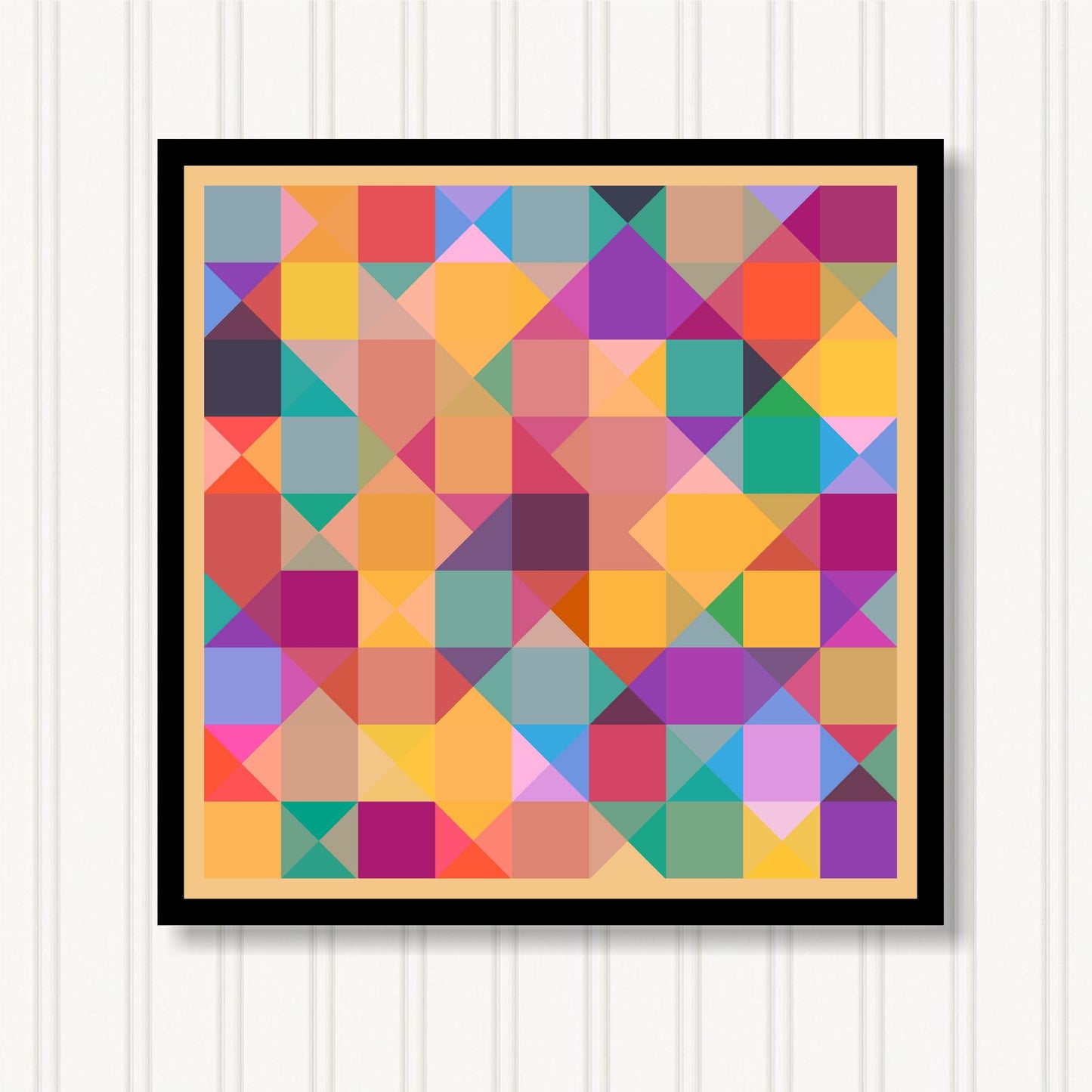 Barn Quilt Wall Art, 8 Sizes, Outdoor & Indoor Square Block, Home Decor Accent, BQ143
