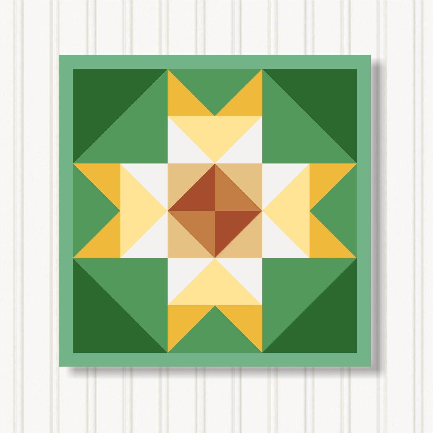 Barn Quilt Wall Art, 8 Sizes, Outdoor & Indoor Square Block, Home Decor Accent, BQ131-06