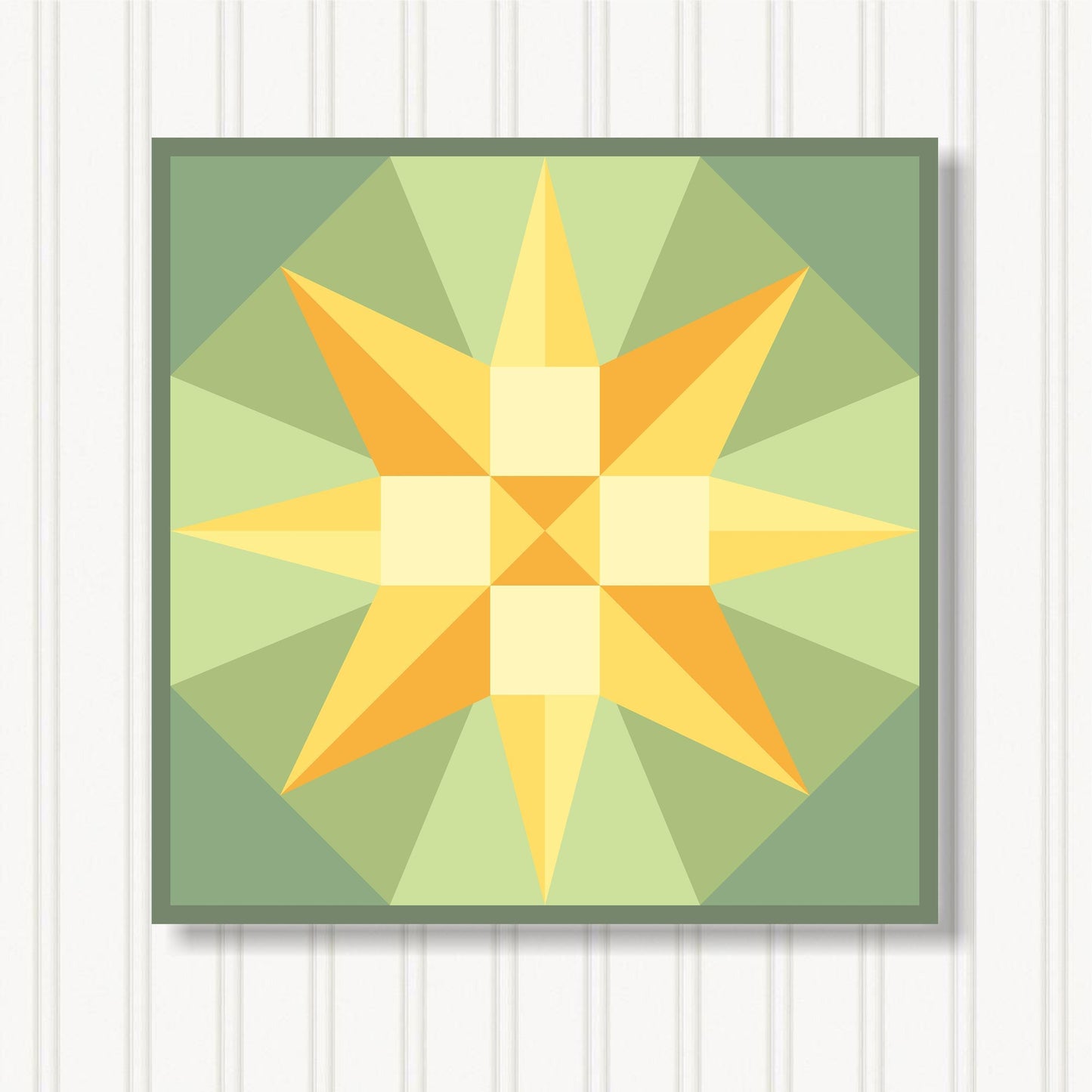 Barn Quilt Wall Art, 8 Sizes, Outdoor & Indoor Square Block, Home Decor Accent, BQ056-05