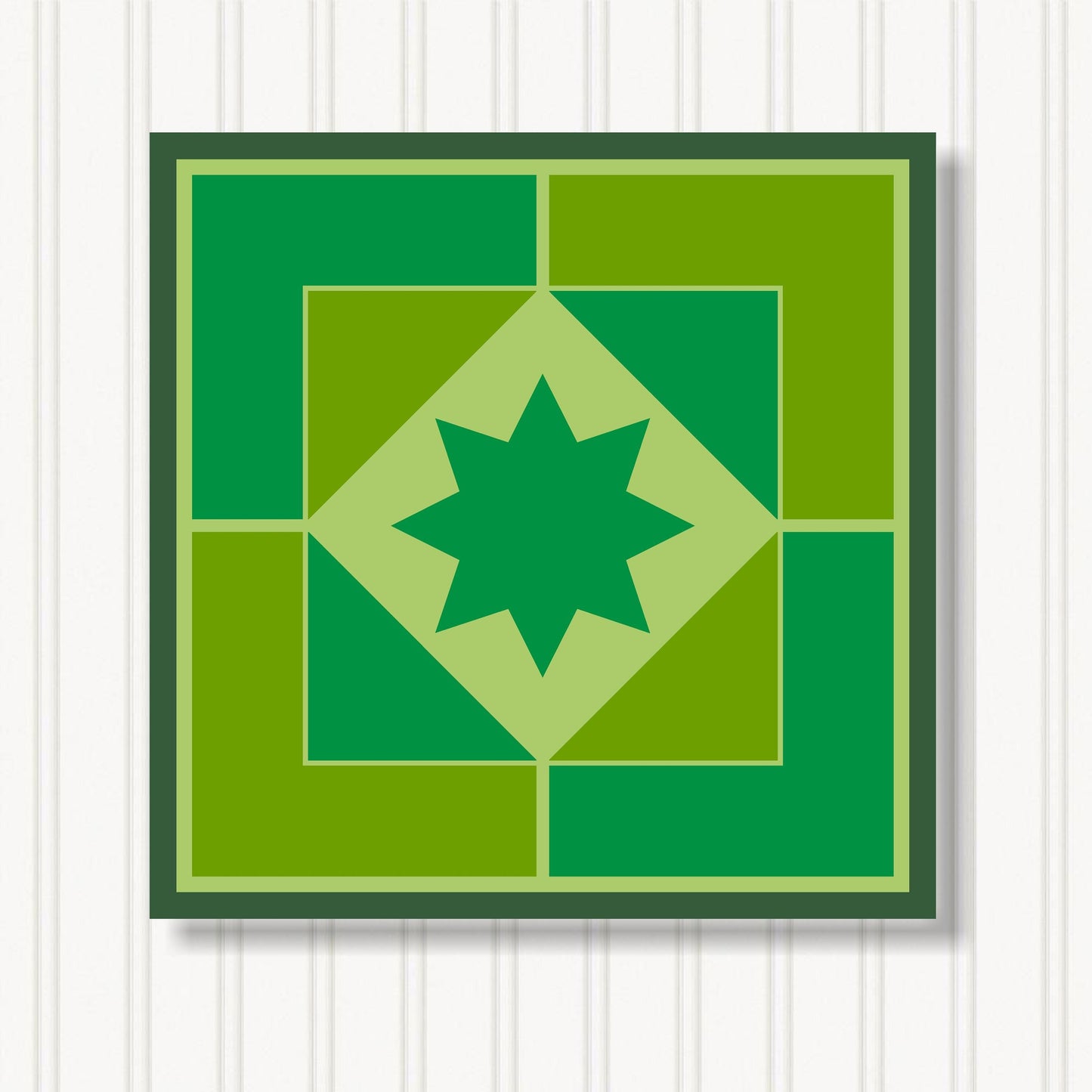 Barn Quilt Wall Art, 8 Sizes, Outdoor & Indoor Square Block, Home Decor Accent, BQ066-15