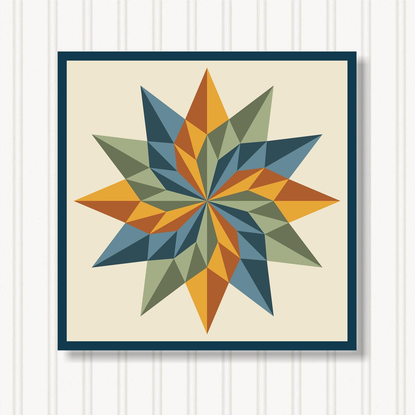 Barn Quilt Wall Art, 8 Sizes, Outdoor & Indoor Square Block, Home Decor Accent, BQ072-20