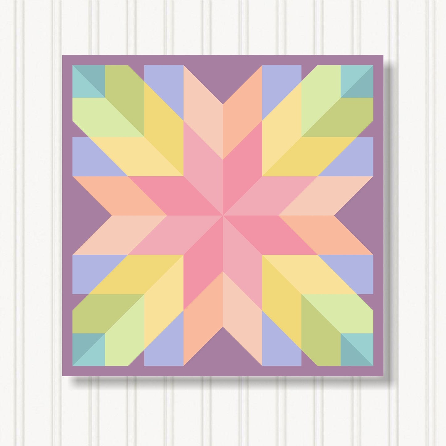 Barn Quilt Wall Art, 8 Sizes, Outdoor & Indoor Square Block, Home Decor Accent, BQ110-31