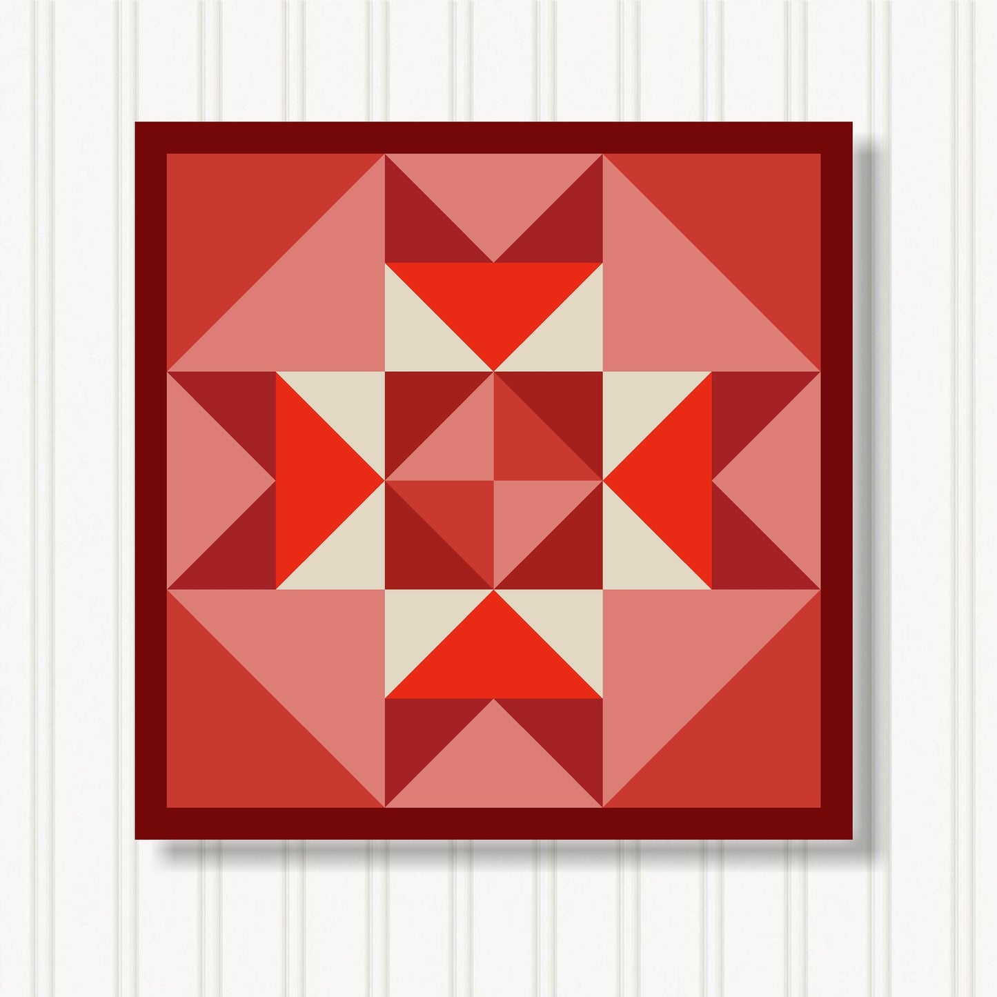 Barn Quilt Wall Art, 8 Sizes, Outdoor & Indoor Square Block, Home Decor Accent, BQ131-20