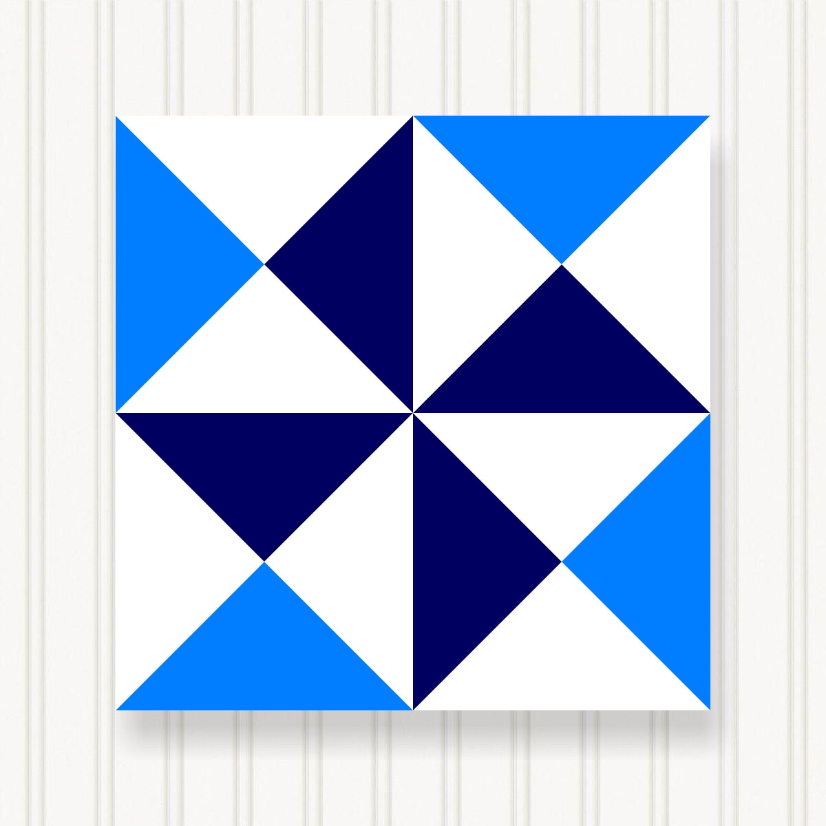 BARN QUILT Block,, 7 Beautiful Sizes, Wall Art Decor, Barn Quilt Sign, Barn Quilt Design BQ001-01