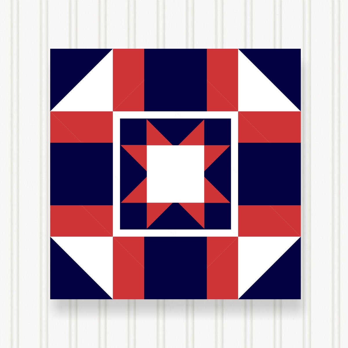 BARN QUILT Block, Beautiful Outdoor or Indoor Square, 7 Sizes, Wall Art Decor, Barn Quilt Sign, Barn Quilt Design BQ017-01