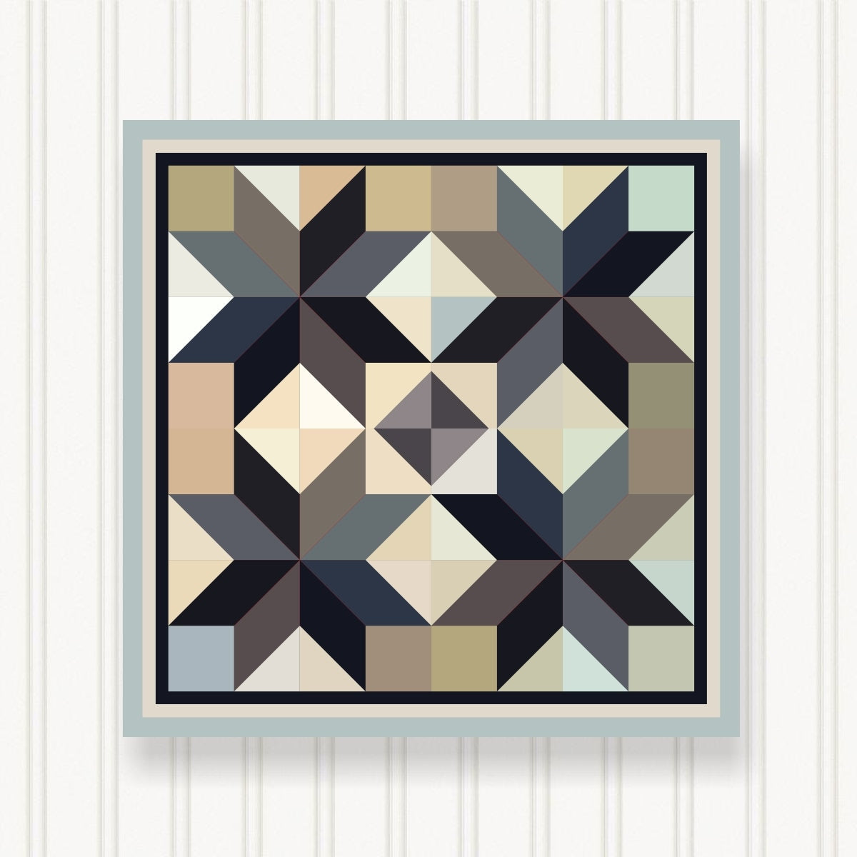 BARN QUILT Block,, 7 Beautiful Sizes, Wall Art Decor, Barn Quilt Sign, Barn Quilt Design BQ033-01