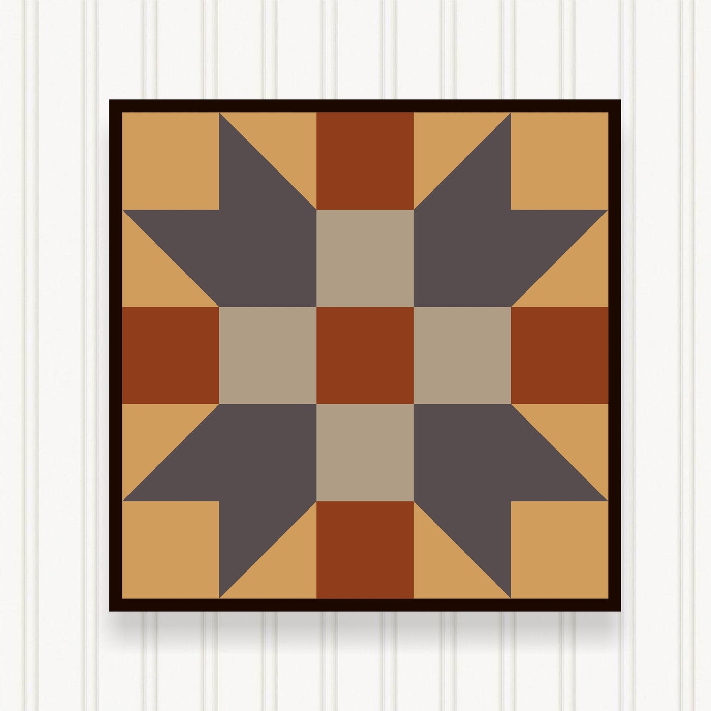 BARN QUILT Block,, 7 Beautiful Sizes, Wall Art Decor, Barn Quilt Sign, Barn Quilt Design BQ010-08