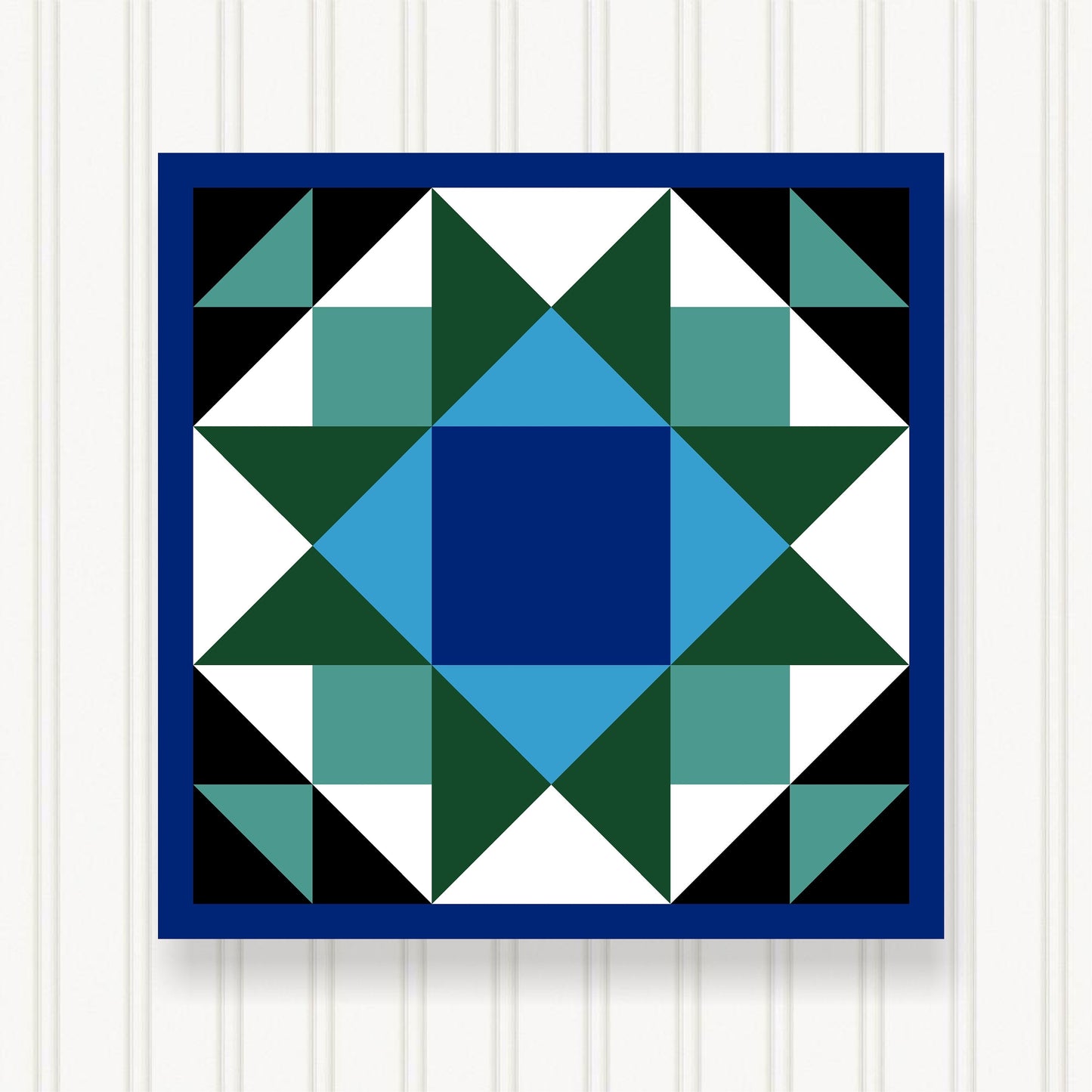 BARN QUILT Block,, 7 Beautiful Sizes, Wall Art Decor, Barn Quilt Sign, Barn Quilt Design BQ022