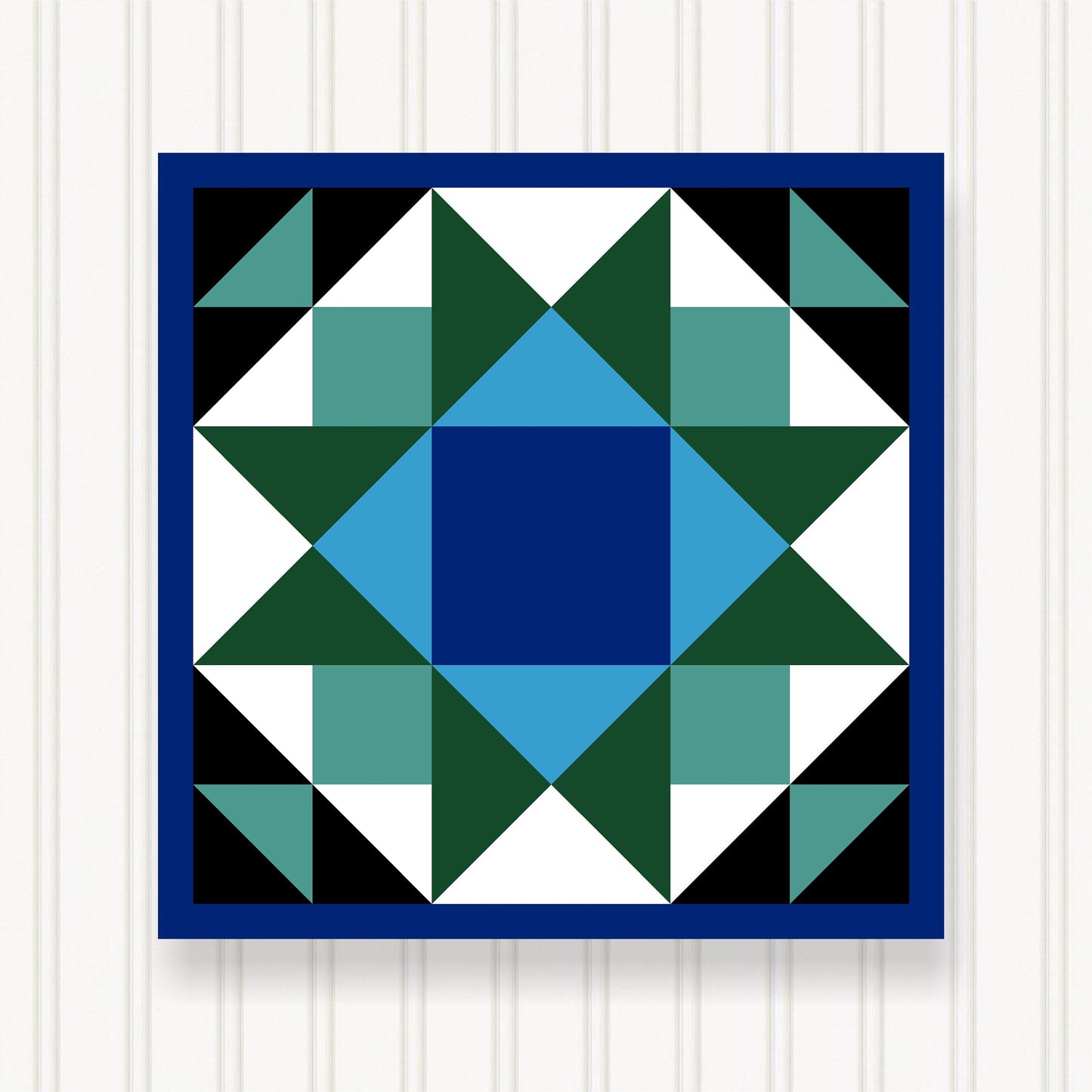 BARN QUILT Block, 7 Beautiful Sizes, Wall Art Decor, Barn Quilt Sign, Barn Quilt Design BQ022