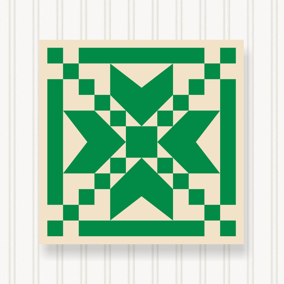 BARN QUILT Block,, 7 Beautiful Sizes, Wall Art Decor, Barn Quilt Sign, Barn Quilt Design BQ006-02