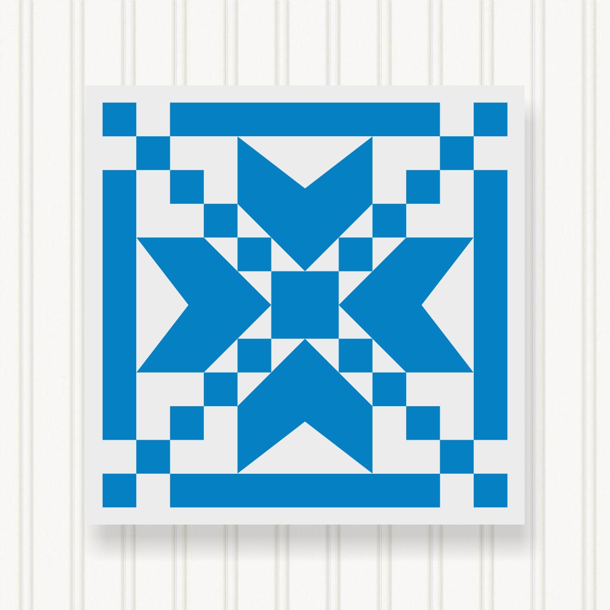 BARN QUILT Block, 7 Beautiful Sizes, Wall Art Decor, Barn Quilt Sign, Barn Quilt Design BQ006-03