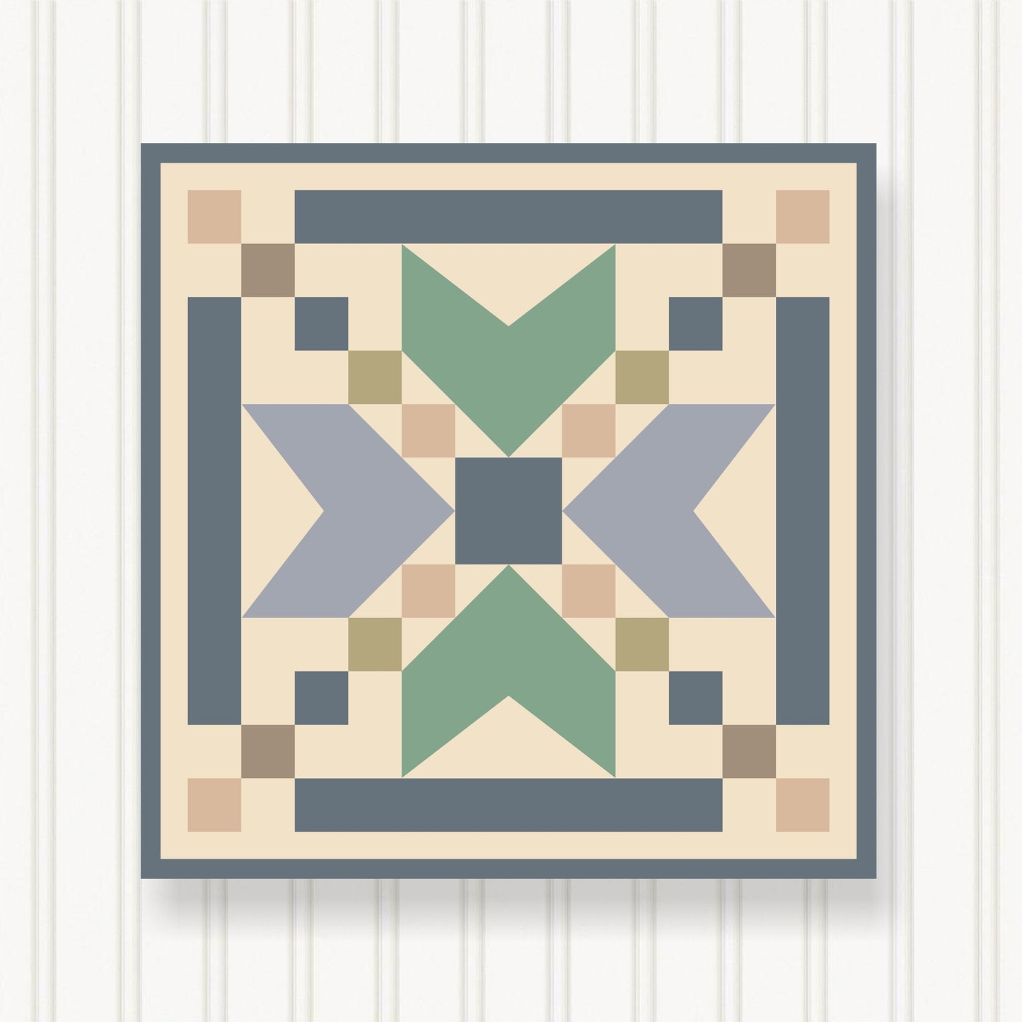 BARN QUILT Block,, 7 Beautiful Sizes, Wall Art Decor, Barn Quilt Sign, Barn Quilt Design BQ006-07