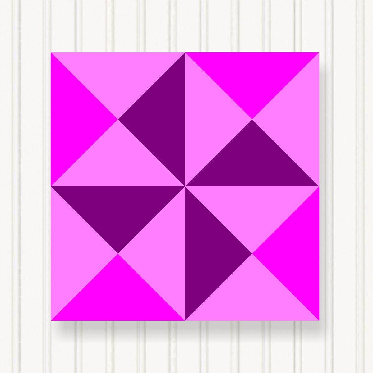 BARN QUILT Block, 7 Beautiful Sizes, Wall Art Decor, Barn Quilt Sign, Barn Quilt Design BQ010-03