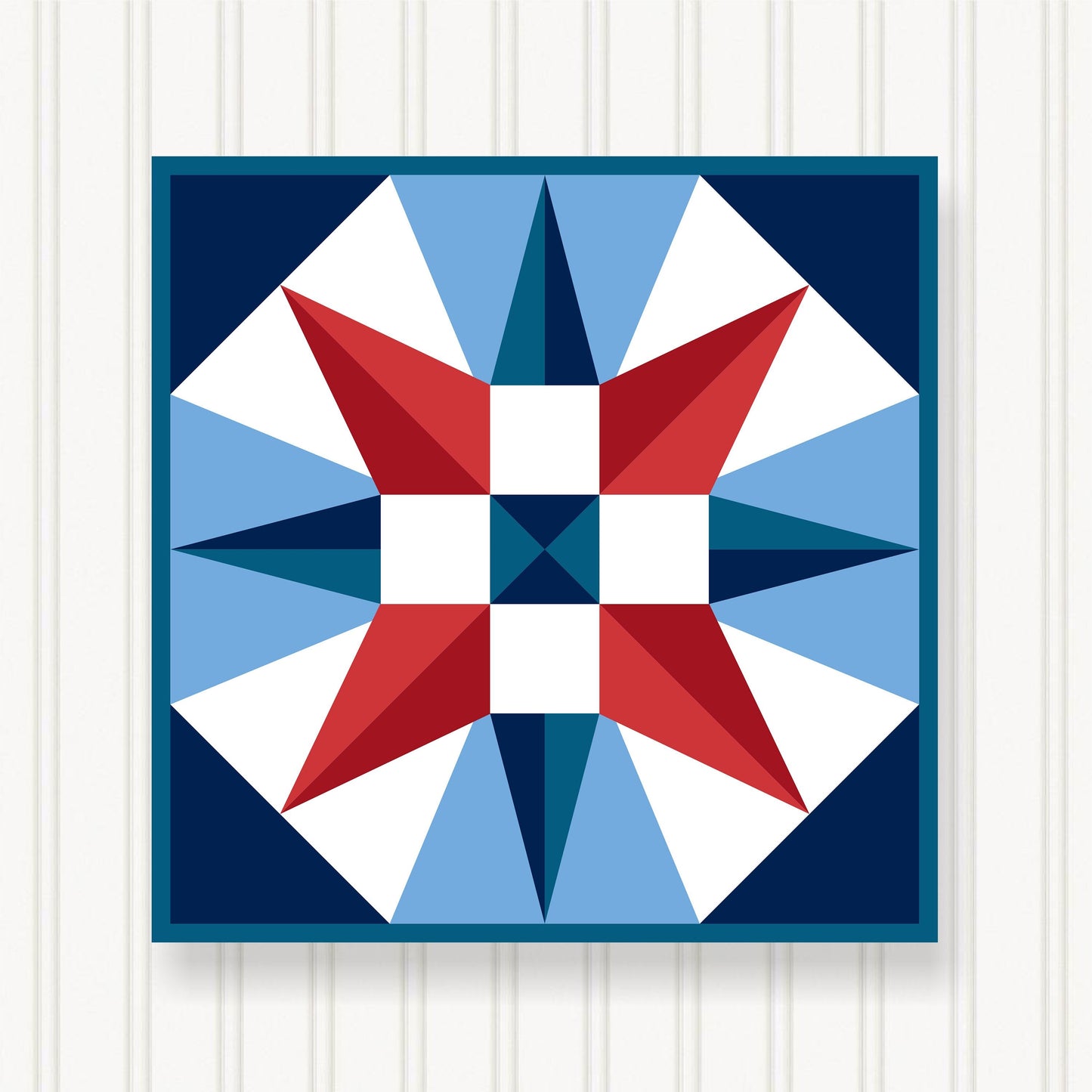 BARN QUILT Block, 7 Beautiful Sizes, Wall Art Decor, Barn Quilt Sign, Barn Quilt Design BQ056