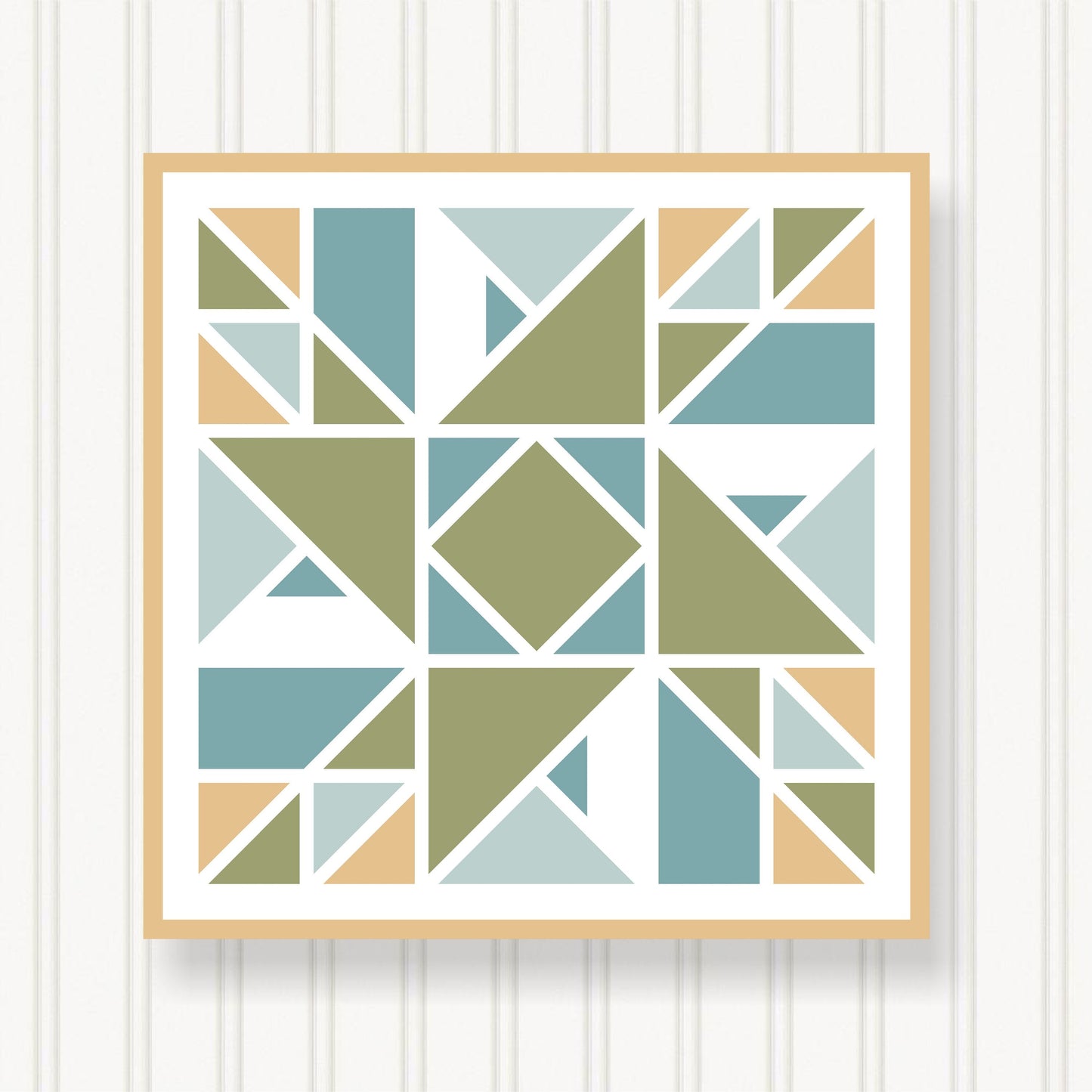 BARN QUILT Block,, 7 Beautiful Sizes, Wall Art Decor, Barn Quilt Sign, Barn Quilt Design BQ059
