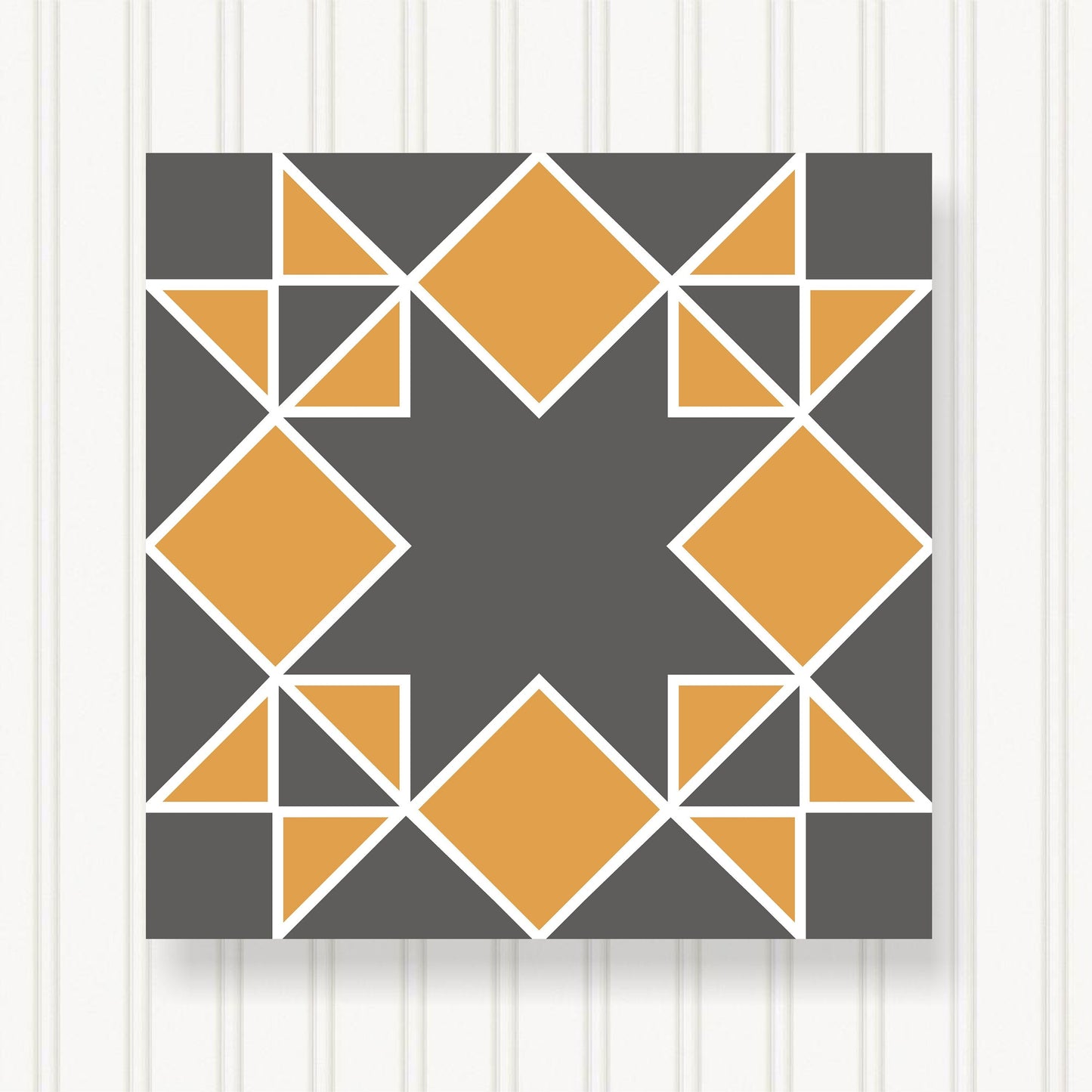 BARN QUILT Block,, 7 Beautiful Sizes, Wall Art Decor, Barn Quilt Sign, Barn Quilt Design BQ060
