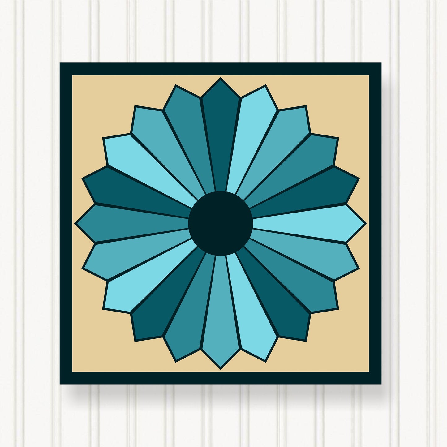 BARN QUILT Block, Beautiful Outdoor or Indoor Square, 7 Sizes, Wall Art Decor, Barn Quilt Sign, Barn Quilt Design BQ037-04