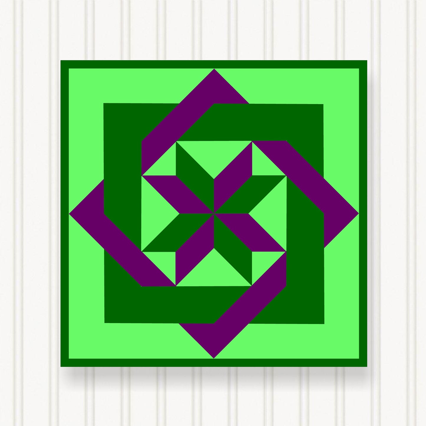 BARN QUILT Block,, 7 Beautiful Sizes, Wall Art Decor, Barn Quilt Sign, Barn Quilt Design BQ003-11