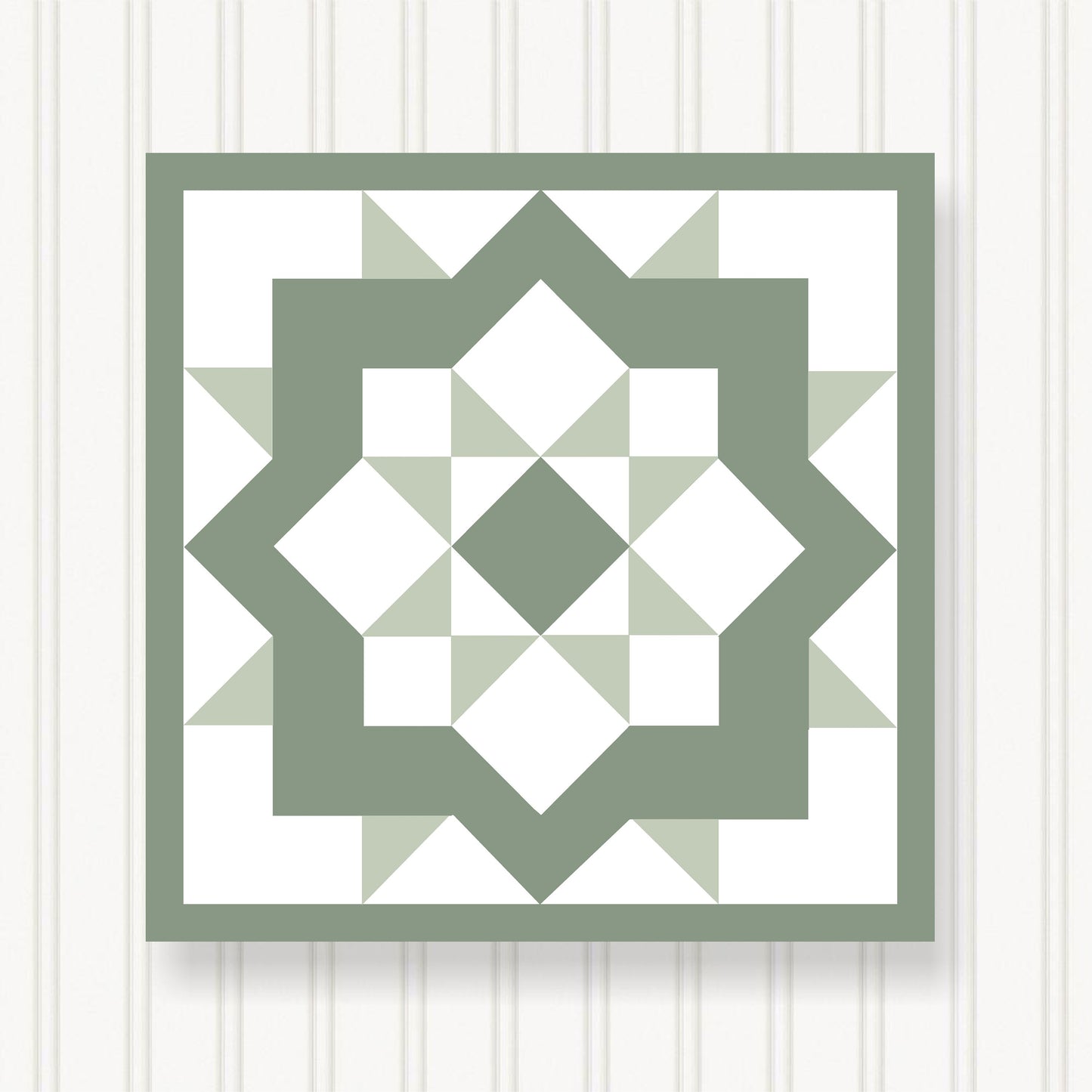 BARN QUILT Block, Beautiful Outdoor or Indoor Square, 7 Sizes, Wall Art Decor, Barn Quilt Sign, Barn Quilt Design BQ062
