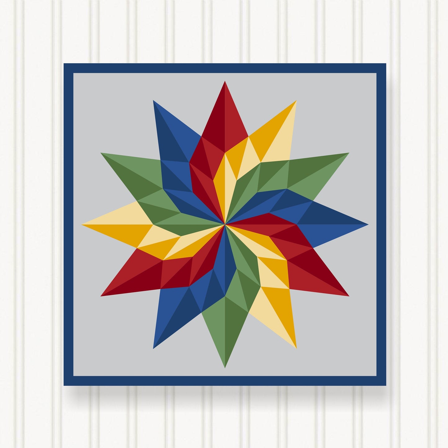 BARN QUILT Block, 7 Beautiful Sizes, Wall Art Decor, Barn Quilt Sign, Barn Quilt Design BQ072-01