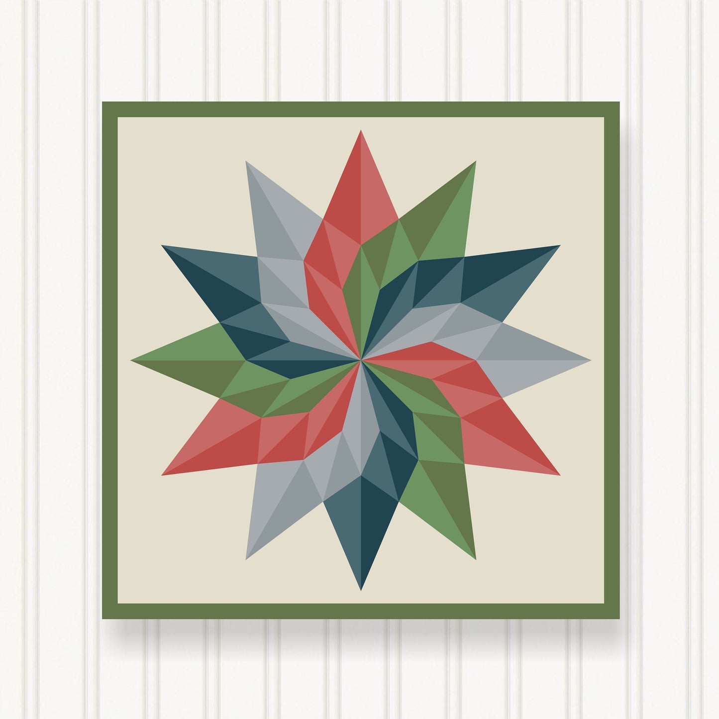 BARN QUILT Block, 7 Beautiful Sizes, Wall Art Decor, Barn Quilt Sign, Barn Quilt Design BQ072-02