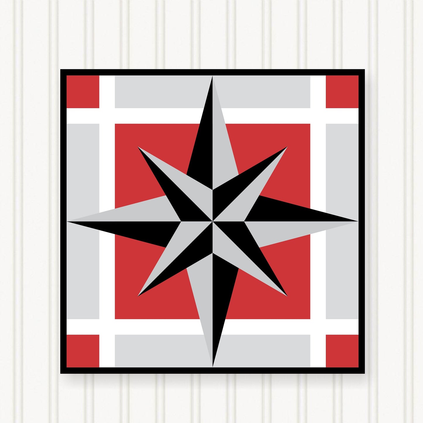 BARN QUILT Block,, 7 Beautiful Sizes, Wall Art Decor, Barn Quilt Sign, Barn Quilt Design BQ082-01