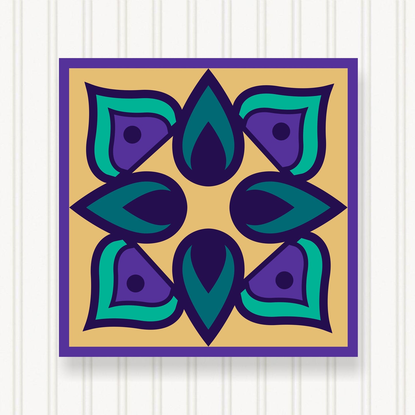 BARN QUILT Block,, 7 Beautiful Sizes, Wall Art Decor, Barn Quilt Sign, Barn Quilt Design BQ039