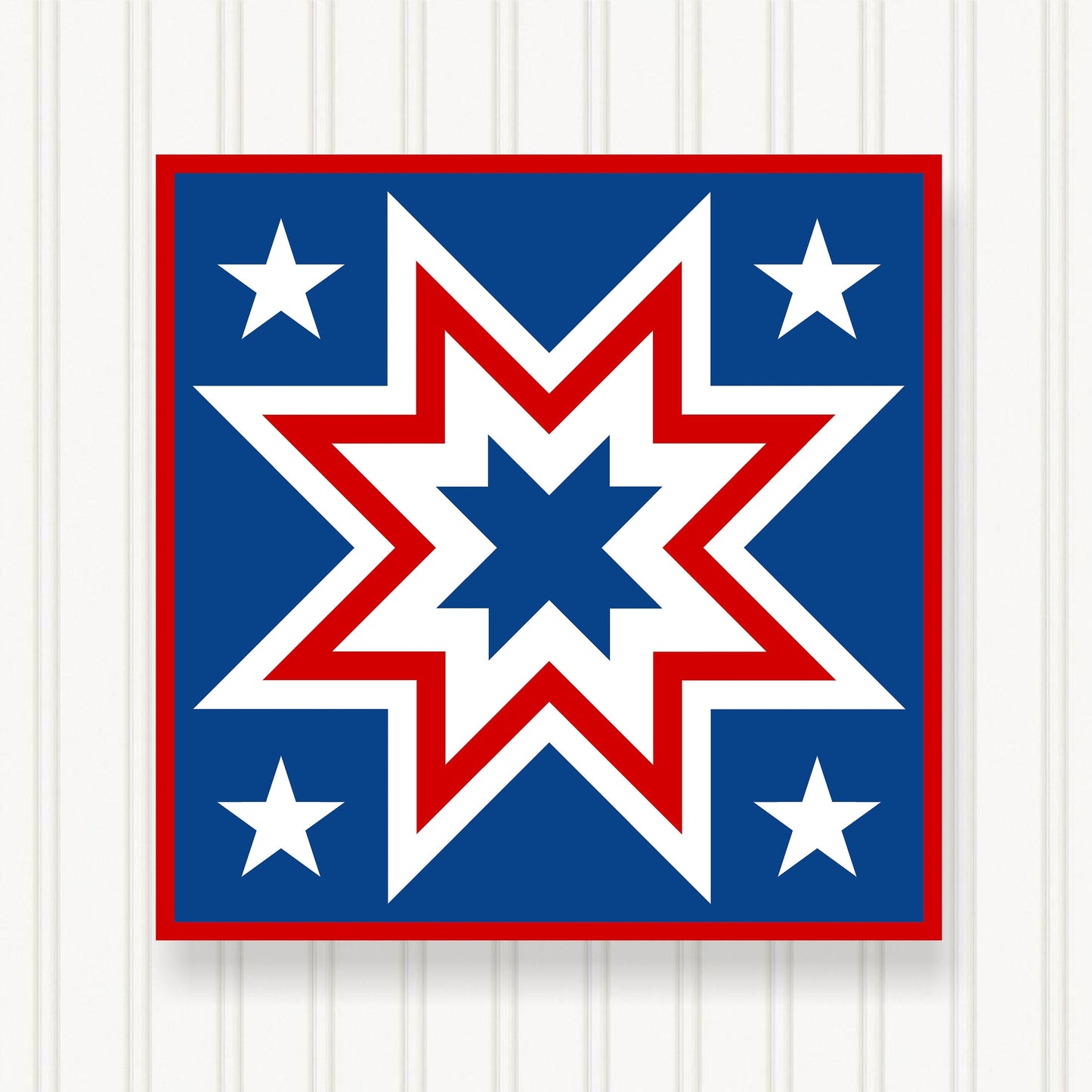 BARN QUILT Block, Beautiful Outdoor or Indoor Square, 7 Sizes, Wall Art Decor, Barn Quilt Sign, Barn Quilt Design BQ095